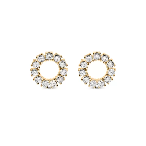 ETERNITY Glow Earrings in Yellow Gold