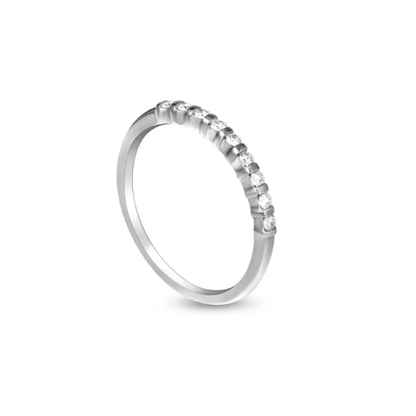 Half ETERNITY Ring in White Gold