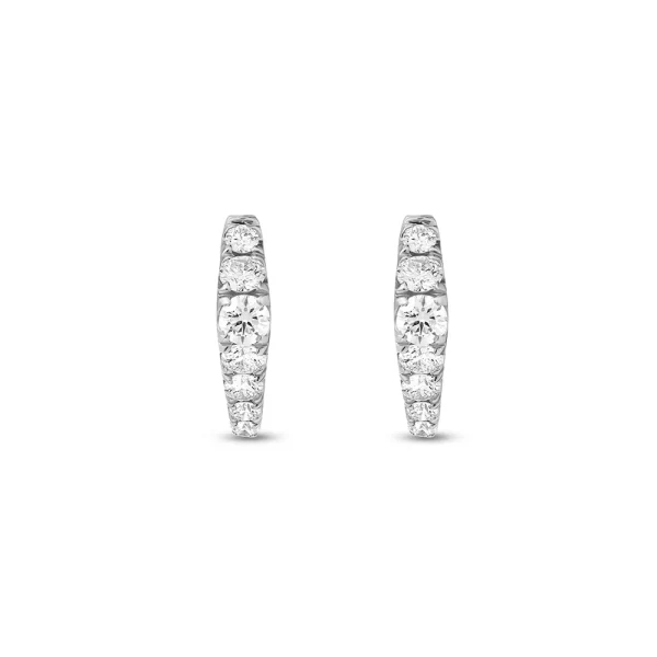 ETERNITY Earrings in White Gold