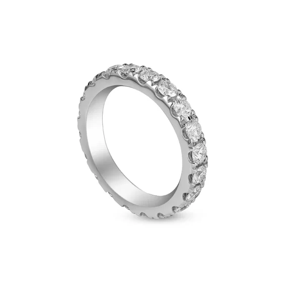 Full ETERNITY Ring In White Gold