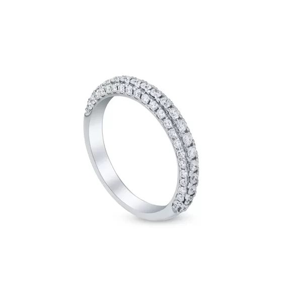 Half-ETERNITY Ring in White Gold