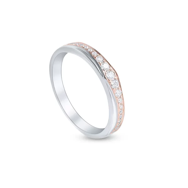 INFINITI Diamond Ring in Dual-Tone