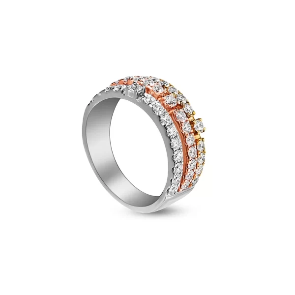ETERNITY Trillium Ring In Tri-Tone