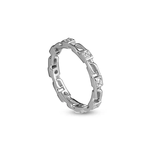 ETERNITY Trio Ring In White Gold
