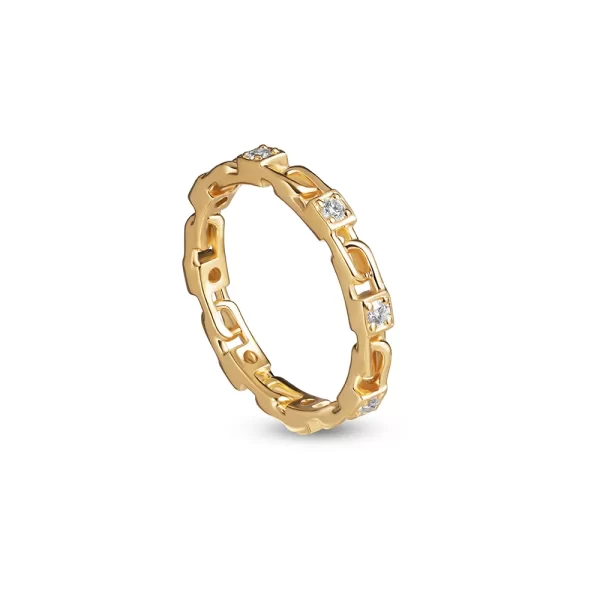 ETERNITY Ring In Yellow Gold