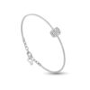 Diamond Bangle in 18K  White Gold