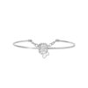 Diamond Bangle in 18K  White Gold