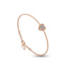 Diamond Bangle in 18K  Rose Gold