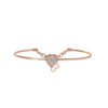 Diamond Bangle in 18K  Rose Gold