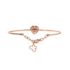 Diamond Bangle in 18K  Rose Gold