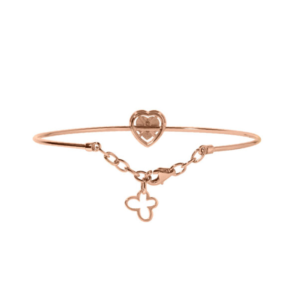 Diamond Bangle in 18K  Rose Gold