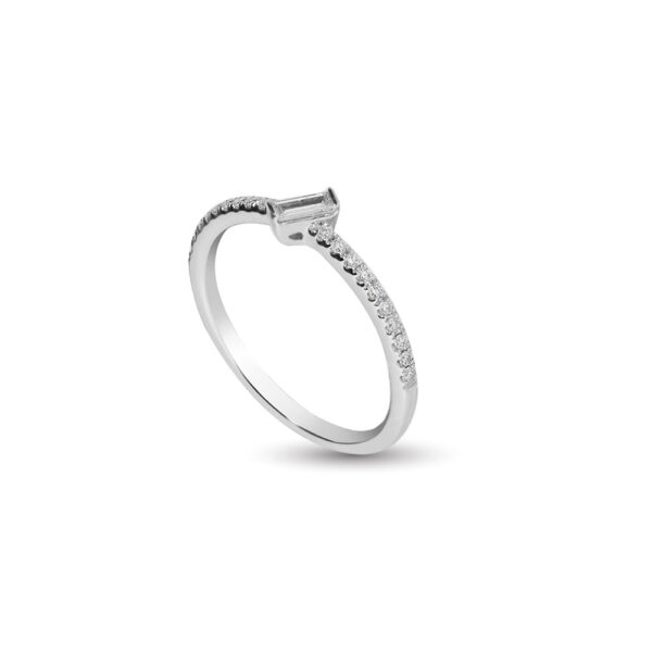 Diamond Ring in 14K  White Gold