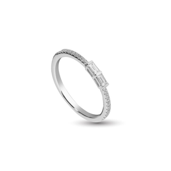 Diamond Ring in 14K  White Gold