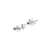 Diamond Earrings in 14K  White Gold