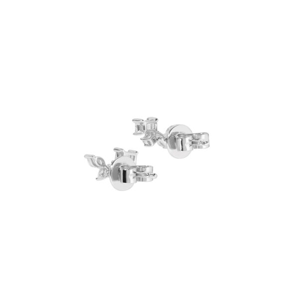 Diamond Earrings in 14K  White Gold