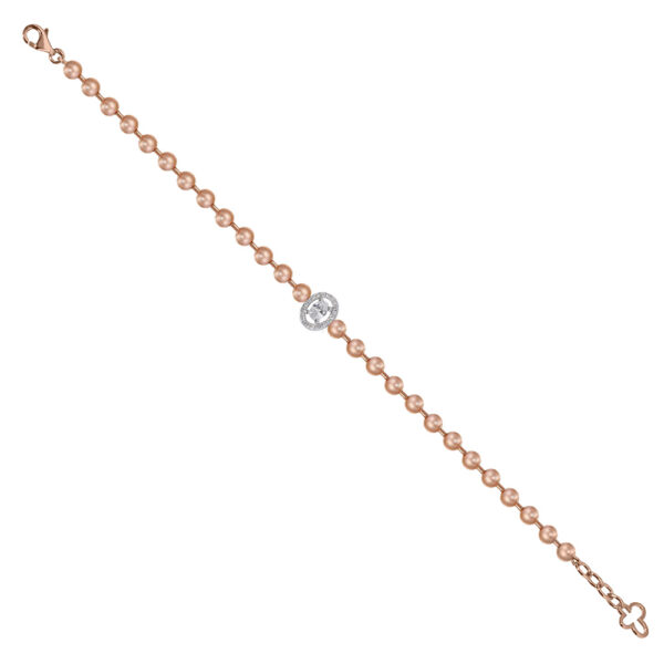 Diamond Bracelet in 18K Rose Gold