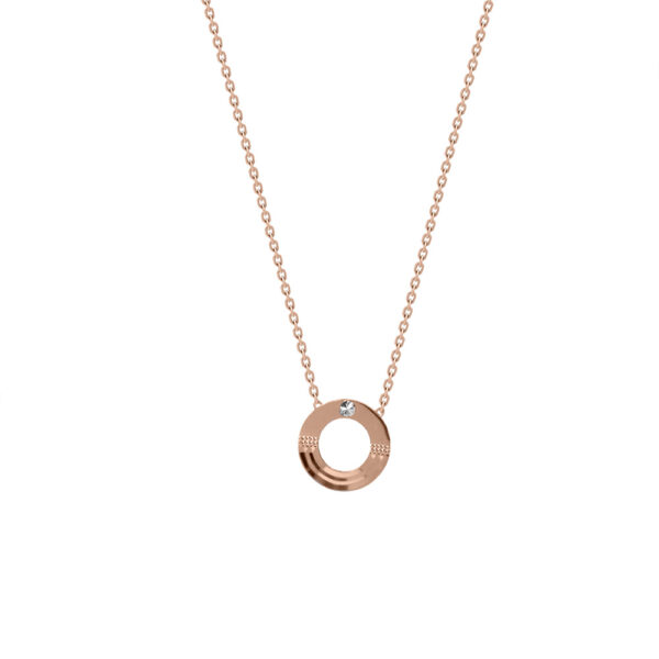 Circular Necklace in 18K Rose Gold