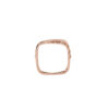 Criss-Cross Ring In 18K Rose Gold