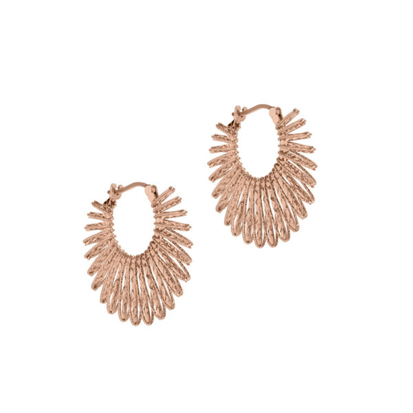 Sunshine Earrings in 18K Rose Gold