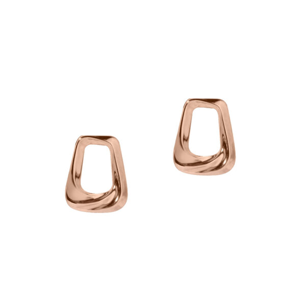 Geometrical Earrings in 18K Rose Gold