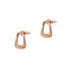 Geometrical Earrings in 18K Rose Gold