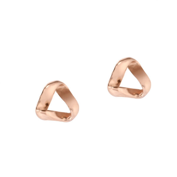 Geometrical Earrings in 18K Rose Gold