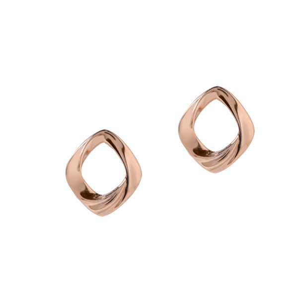 Geometrical Earrings in 18K Rose Gold