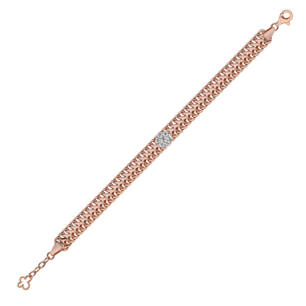 Diamond Bracelet in 18K Rose Gold