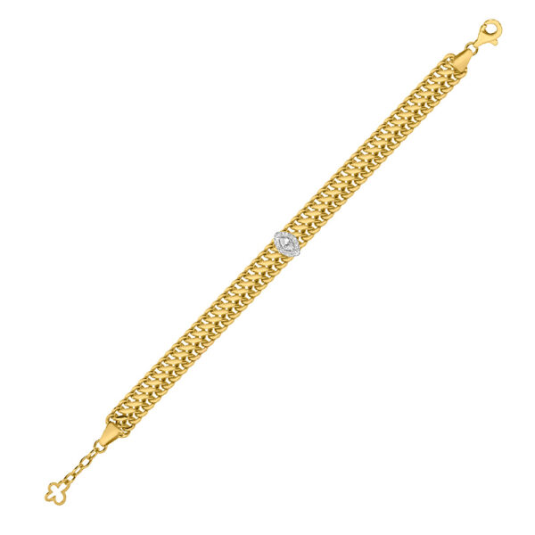 Diamond Bracelet in 18K Yellow Gold