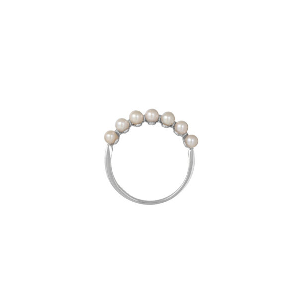 Pearl Ring in 18K White Gold