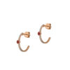 Ruby Earrings in 18K Rose Gold
