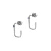 Sapphire Earrings in 18K White Gold