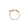 Fancy Sapphire Ring in 18K Rose Gold