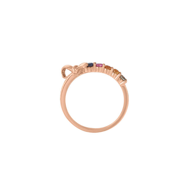 Fancy Sapphire Ring in 18K Rose Gold