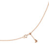 Fancy Sapphire Necklace in 18K Rose Gold