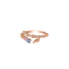 Fancy Sapphire Ring in 18K Rose Gold