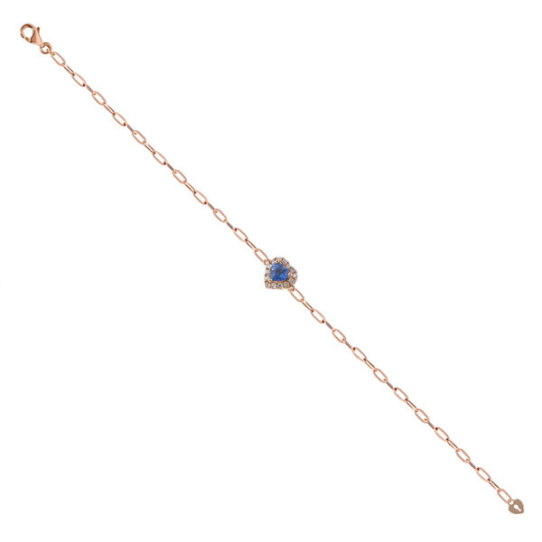Sapphire Bracelet in 18K Rose Gold