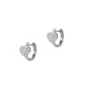 Diamond Earrings in 18K White Gold