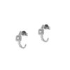 Diamond Earrings in 18K White Gold