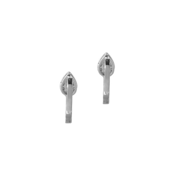 Diamond Earrings in 18K White Gold