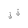 Diamond Earrings in 18K White Gold