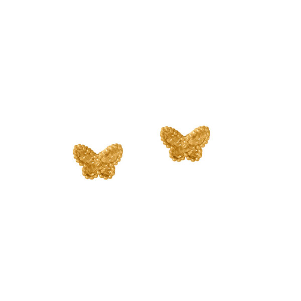 Butterfly Earrings in 18K Yellow Gold