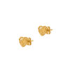 Heart Earrings in 18K Yellow Gold