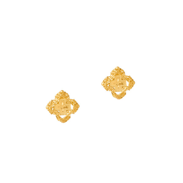 Clover Earrings in 18K Yellow Gold