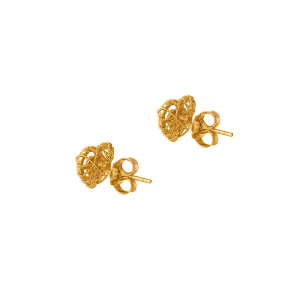 Heart Earrings in 18K Yellow Gold