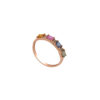1000x1000-07 Fancy Sapphire Ring in 18K Rose Gold