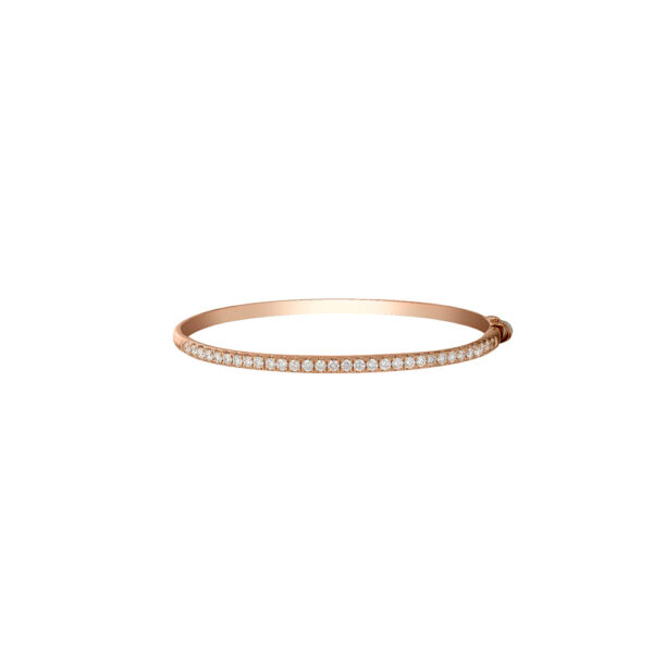 Eternity Bangle in 18K Rose Gold
