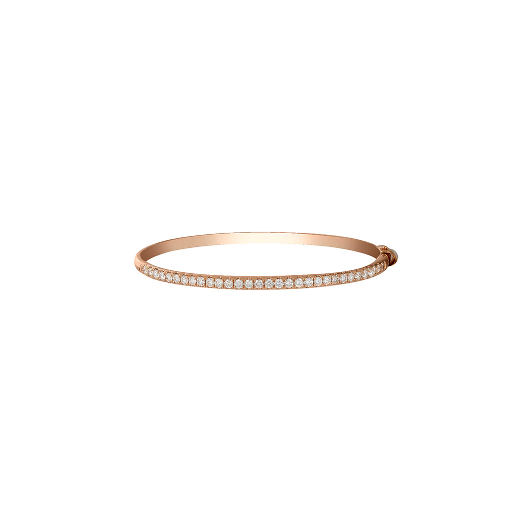 Eternity Bangle in 18K Rose Gold