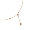Diamond Necklace in 18K Rose Gold