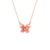 Butterfly Necklace in 18K Rose Gold